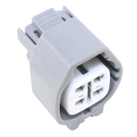 Boîtier de connecteur automobile en plastique 4 broches Jepart DJ7048B-2.2-21, coque de prise de câblage automobile sans bornes ni faisceau de câblage