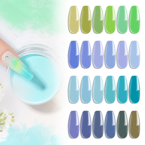 Poudre de paillettes à séchage rapide <span class=keywords><strong>pour</strong></span> ongles, 1000 couleurs, acrylique, trempage, système de couleurs - Product Image 2