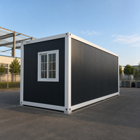 Maison préfabriquée en conteneur à livraison rapide, 20 pieds, extensible, pour dortoir de travailleurs du bâtiment