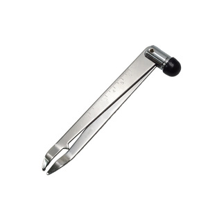 Martillo de percusión de acero inoxidable Guanlan de 14.5 cm, herramienta neurológica graduada para reflexos con punta de goma - Product Image 2