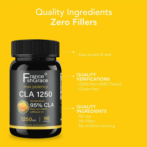Gélules <span class=keywords><strong>CLA</strong></span> de haute qualité favorisant une gestion saine du poids pour hommes et femmes 90 gélules <span class=keywords><strong>CLA</strong></span> bio extraits de plantes - Product Image 4
