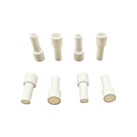 Manchon isolant en silicone à prise droite 187-3.5, blanc, ignifuge, résistant aux hautes températures, manchon de protection isolant