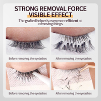 Gel dissolvant pour colle à cils Flavor Lash, stylo dissolvant pour adhésif à cils avec brosse douce, dissolvant pour extensions de cils non sensible