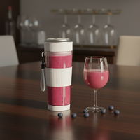 Nouveau Mixeur Portable USB Type C, Tasse Mixeur Portable pour la Maison et l'Extérieur, 500ML