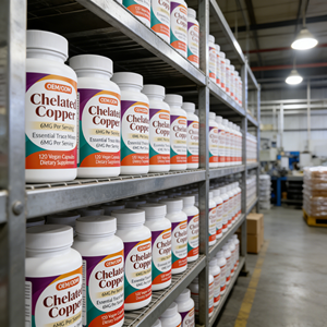 Cápsulas <span class=keywords><strong>de</strong></span> Cobre Quelatado OEM ODM 6mg, Mineral Esencial Vegetariano, Sin Gluten, Sin OMG, Suplementos Dietéticos - Product Image 5