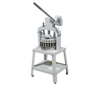 Machine à diviser la pâte manuelle commerciale, machine à arrondir les boules de pizza, machine à diviser et à rouler, machine à diviser en égalité, machine à façonner