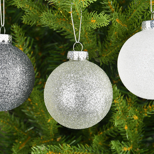 Boule en verre colorée de 6 cm pour la décoration de l'arbre de Noël, élégante et festive, accessoires de Noël - Product Image 6