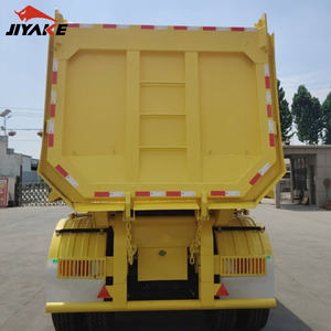 2025 ans Jiyake 4 essieux haute qualité Van Type utilitaire petite <span class=keywords><strong>moto</strong></span> en acier aluminium 70-80 tonnes <span class=keywords><strong>remorque</strong></span> à benne basculante - Product Image 6