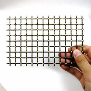 <span class=keywords><strong>ตู้</strong></span>แขวนผนังม่านโลหะเก่ามีรูเอียงลวดตาข่ายทองแดงสแตนเลส - Product Image 4