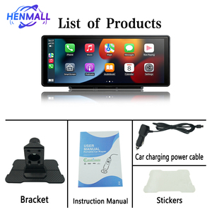 Henmall  Lecteur DVD de voiture portable 10,26 pouces avec navigation GPS, prise en charge de Carplay et Android Auto, Bluetooth intégré - Product Image 6