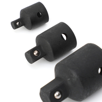 3pcs 1/4 3/8 1/2 3/4 entraînement noir haute dureté Clé à douille à impact adaptateur convertisseur réducteur set