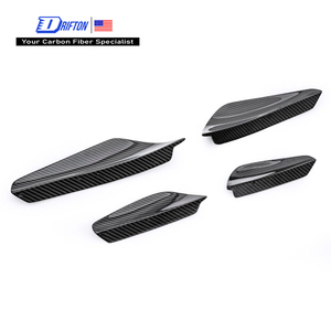 Ailerons avant en fibre de carbone sèche style CMST pour Lotus Emira - Product Image 1