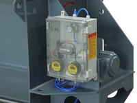 Mélangeur de poudre détergente à double ruban, moteur 2,2 kW, pour le traitement des aliments et des produits chimiques, capacité 60 L