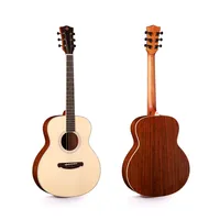 최고의 제조 업체 할인 36 인치 호두 나무 전기 픽업 세미 어쿠스틱 기타