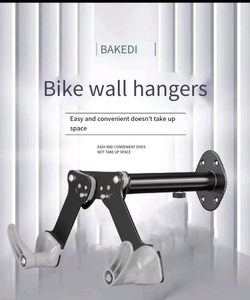 Support mural pour remorque vélo vélo de route <span class=keywords><strong>VTT</strong></span> présentoir crochet intérieur double support suspendu accessoires d'équitation - Product Image 2