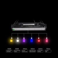 Panneau quantique à spectre complet dimmable et étanche 50W 240W, lampes de culture LED pour serre, plantes médicinales