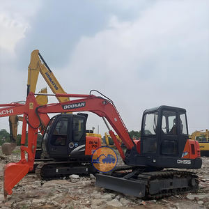 รถขุดขนาดเล็ก <span class=keywords><strong>Daewoo</strong></span> DH55 มือสองจากเกาหลีใต้ รุ่น Solar 55 <span class=keywords><strong>Doosan</strong></span> 5.5 ตัน รถขุดตีนตะขาบขนาดเล็ก เครื่องจักรก่อสร้าง - Product Image 4