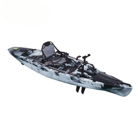 Mini kayak Yak Outdoors avec sondeur de pêche pré-monté, caméra GPRS, matériau PP écologique, pour 1 personne, lacs, rivières, pêche directe