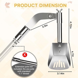 Strumenti per la pulizia delle grondaie in <span class=keywords><strong>acciaio</strong></span> inossidabile multifunzione per la pulizia delle pale per la pulizia delle pale prodotto per la fabbricazione di lamiere - Product Image 2