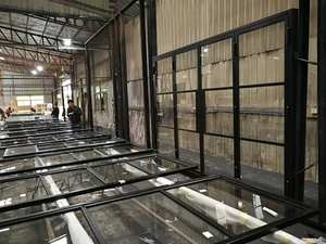 Portes françaises <span class=keywords><strong>en</strong></span> fer personnalisées, porte pliante moderne, porte <span class=keywords><strong>accordéon</strong></span> <span class=keywords><strong>en</strong></span> acier - Product Image 4