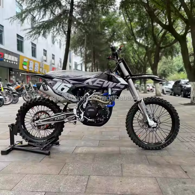 KEWS K16 NC450 450cc Water Cooled Chain Drive Transmission System Off-Road Motor Motorcycle Dirt Bike for Adults