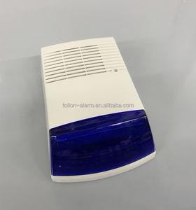 Sirene strobo luar ruangan tahan air <span class=keywords><strong>128dB</strong></span> (DC 12V/24V, ABS/AS/PC LED) -sirene <span class=keywords><strong>Alarm</strong></span> dengan lampu strobo - Product Image 2