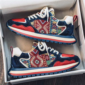 Zapatillas Chunky con Cordones, Calzado Casual para Caminar, Acolchadas, Antideslizantes, de Caña Baja, Estilo Urbano - Product Image 1