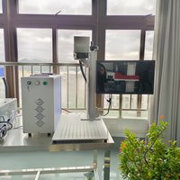 Nueva Máquina de Marcado Láser de CO2 Portátil de 50W, Refrigerada por Aire, de Alta Precisión, con Conectividad de Red, Compatible con Formatos AI/DXF/DWG