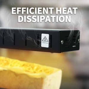 <span class=keywords><strong>Raclette</strong></span> Eléctrico Automático para Derretir Queso, Parrilla <span class=keywords><strong>de</strong></span> Media Rueda para Encimera, Estación <span class=keywords><strong>de</strong></span> Derretido para Restaurantes, Servicios <span class=keywords><strong>de</strong></span> Catering, Cocinas y Uso Doméstico - Product Image 5