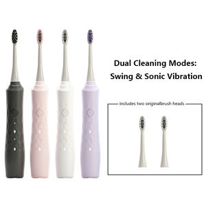 Fabricant de brosse à dents électrique personnalisé, brosse à dents sonique rechargeable couleur RVB, corps en plastique, fourniture d'usine OEM - Product Image 5