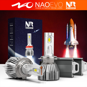 NAOEVO coche Led faro proveedor Super brillante NR Rocket 110W Focos Led H4 12000lm 12V Luz Led H11 9005 H7 bombilla de faro de coche - Product Image 3
