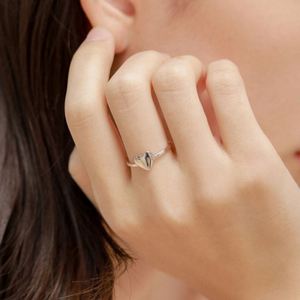 Dylam No Moq Fashion Design S925 Silver 18K Gold Plated Mama Collection Presents Mothers Day Gift <b>Resizable</b> Heart <b>Rings</b> - Product Image 5