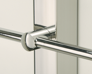 Rampe d'escalier en fer au design simple, balustrade de balcon en acier inoxydable, intérieur et extérieur, DB-B10131, finition satinée, acier inoxydable 304/316 - Product Image 3