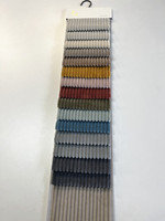 Fabricant chinois populaire rayure 100% polyester velours canapé tissu rembourrage chaise couverture couverture couverture tissu épais doux