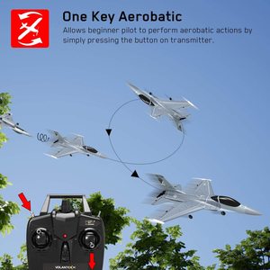 Avión <span class=keywords><strong>de</strong></span> Control Remoto RC Park Flyer F16 Fighting Falcon, Fácil <span class=keywords><strong>de</strong></span> Volar, para Principiantes, con Estabilizador <span class=keywords><strong>de</strong></span> Giro - Product Image 2