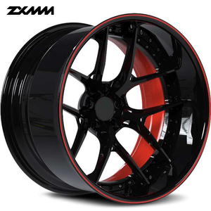 ล้อคาร์บอนไฟเบอร์ฟอร์จ 2 ชิ้น สีดำซาติน สำหรับรถยนต์หรู 992 GT3RS ขนาด 19 20 21 22 นิ้ว - Product Image 3