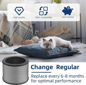 Filtre de remplacement Hepa pour purificateur d'air compatible avec les purificateurs d'air <span class=keywords><strong>Winix</strong></span> Size O, A230 et A231, 1712-0100 - Product Image 6