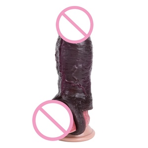 Funda para Pene NNSX Ultra Gruesa, Funda de Silicona Realista con Nudos, Tallas S M L, Alargador para Hombres, Venta al Por Mayor - Product Image 6