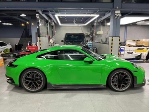 Kit carrosserie en fibre de carbone <span class=keywords><strong>Techart</strong></span> pour <span class=keywords><strong>Porsche</strong></span> Carrera <span class=keywords><strong>911</strong></span> 992, lèvre avant 992, diffuseur arrière, jupe latérale - Product Image 4