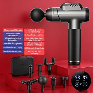 Masajeador Muscular Deportivo <span class=keywords><strong>de</strong></span> Viaje, Relajación Profunda <span class=keywords><strong>de</strong></span> Tejidos, <span class=keywords><strong>Pistola</strong></span> <span class=keywords><strong>de</strong></span> Masaje Portátil Mini con <span class=keywords><strong>Calor</strong></span> para Uso Diario - Product Image 1
