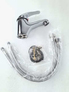 Cheap Price Zinc Mixer Plated Chrome Deck Mounted Basin Mixer Classic <strong>Bathroom</strong> Basin <strong>Faucet</strong> <strong>Single</strong> <strong>Handle</strong> <strong>Bathroom</strong> <strong>Faucet</strong> - Product Image 6