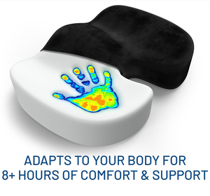 Coussin de siège orthopédique de haute qualité Coccyx coussins de siège en Gel de refroidissement mousse à mémoire coussin de siège ergonomique anti-pression - Product Image 5