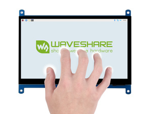 Waveshare 7 인치 용량 성 터치 스크린 <span class=keywords><strong>LCD</strong></span> (C) 1024x600 IPS 저전력 라즈베리 파이 - Product Image 4