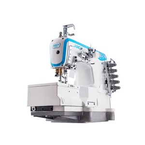 Máquina <span class=keywords><strong>de</strong></span> <span class=keywords><strong>Coser</strong></span> Industrial Jack W4 <span class=keywords><strong>de</strong></span> Tres Agujas y Cinco Hilos <span class=keywords><strong>de</strong></span> Alta Velocidad <span class=keywords><strong>con</strong></span> Accionamiento Directo - Product Image 1