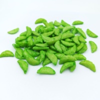 Galletas de Arroz Kakinotane Saladas Verdes, Certificadas Halal y BRC, Premium, para Distribuidores Globales, Bocadillos de Granos Inflados