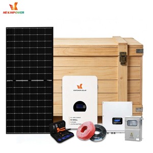 Système d'énergie solaire hybride 3 kW avec batterie 5 kWh, résidentiel, connecté au réseau et hors réseau - Product Image 1