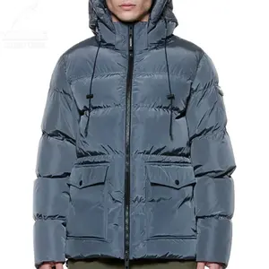 YuFan Customized Service Waterproof Warm Parka Fashion Outdoor Plus Size Mens Winter Jackets Duck Goose Down Padded