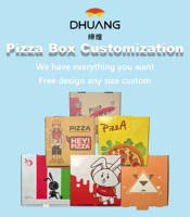 Boîtes à pizza carrées en carton pour la livraison, les boulangeries, les restaurants, les fournitures de fête à thème pizza, fabricant de boîtes à pizza