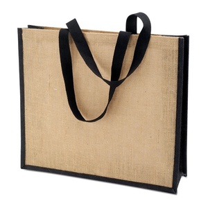 Sac en Jute pour femmes, accessoire de Shopping, fourre-tout, fait à la main, échantillon gratuit, tendance, personnalisé - Product Image 1