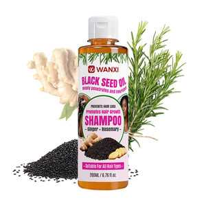 Champú Hidratante y Refrescante con Aceite de Semilla Negra y Cúrcuma WANXI, Reduce la Caspa, Limpia Profundamente y Exfolia el Cuero Cabelludo para Cabello <span class=keywords><strong>Graso</strong></span> - Product Image 1